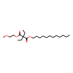 Diethylmalonic acid, dodecyl 2-methoxyethyl ester