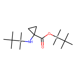 1-Aminocyclopropanecarboxylic acid, N-(tert-butyldimethylsilyl)-, tert-butyldimethylsilyl ester