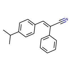 Benzylidene-p-isopropylphenylacetonitrile