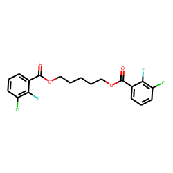 1,5-Pentanediol, O,O'-bis(3-chloro-2-fluorobenzoyl)-