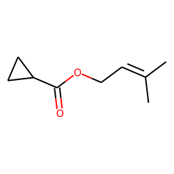 Cyclopropanecarboxylic acid, 3-methylbut-2-enyl ester