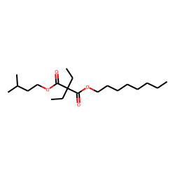 Diethylmalonic acid, 3-methylbutyl octyl ester