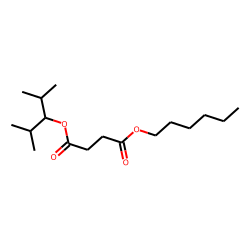 Succinic acid, 2,4-dimethylpent-3-yl hexyl ester