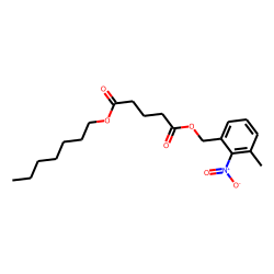 Glutaric acid, heptyl 3-methyl-2-nitrobenzyl ester