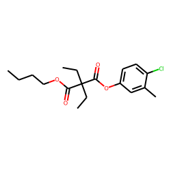 Diethylmalonic acid, butyl 4-chloro-3-methylphenyl ester