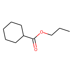 Cyclohexanecarboxylic acid, propyl ester