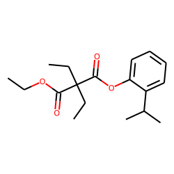 Diethylmalonic acid, ethyl 2-isopropylphenyl ester