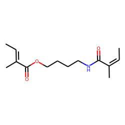 4-((E)-2-Methylbut-2-enamido)butyl (E)-2-methylbut-2-enoate