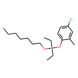 Silane, diethyl(4-chloro-2-methylphenoxy)heptyloxy-
