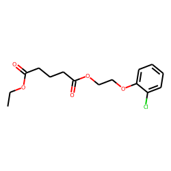 Glutaric acid, 2-(2-chlorophenoxy)ethyl ethyl ester