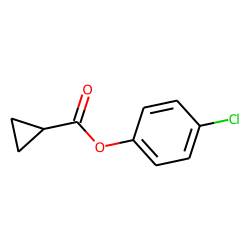 Cyclopropanecarboxylic acid, 4-chlorophenyl ester