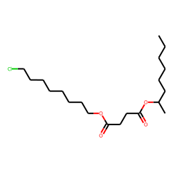 Succinic acid, 8-chlorooctyl 2-octyl ester