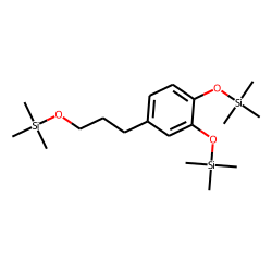 1-Propanol, 3-(3,4-dihydroxyphenyl), tris-TMS