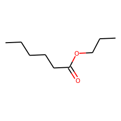Hexanoic acid, propyl ester