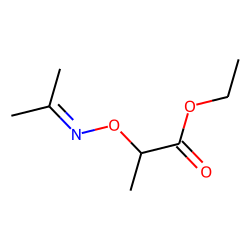 Propanoic acid, 2-[[(1-methylethylidene)amino]oxy]-, ethyl ester