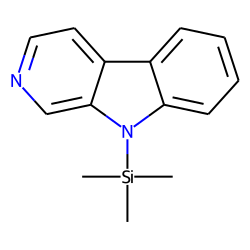 Norharmane, N-trimethylsilyl-