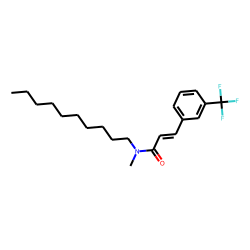 trans-Cinnamamide, n-decyl-N-methyl-3-trifluoromethyl-