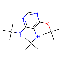 Pyrimidine, 5,6-diamino-4-hydroxy, TMS