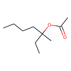 Acetic acid, 3-methylhept-3-yl ester