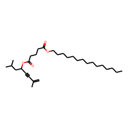 Glutaric acid, 2,7-dimethyloct-5-yn-7-en-4-yl pentadecyl ester