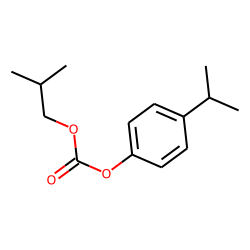 Carbonic acid, isobutyl 4-isopropylphenyl ester