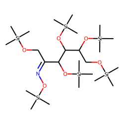 D-(-)-Fructose, pentakis(trimethylsilyl) ether, trimethylsilyloxime (isomer 1)