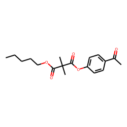 Dimethylmalonic acid, 4-acetylphenyl pentyl ester