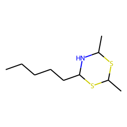 1,3,5-Dithiazine, perhydro-2,4-dimethyl-6-pentyl
