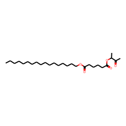 Adipic acid, heptadecyl 3-oxobut-2-yl ester