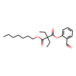 Diethylmalonic acid, 2-formylphenyl heptyl ester