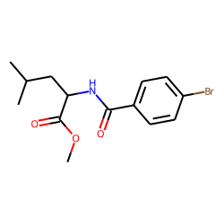 l-Leucine, N-(4-bromobenzoyl)-, methyl ester