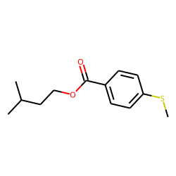 Benzoic acid, 4-(methylthio)-, 3-methylbutyl ester