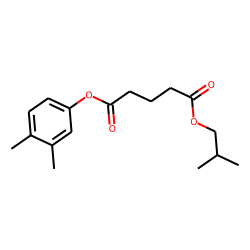 Glutaric acid, 3,4-dimethylphenyl isobutyl ester