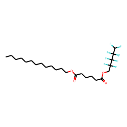 Adipic acid, 2,2,3,3,4,4,5,5-octafluoropentyl tridecyl ester