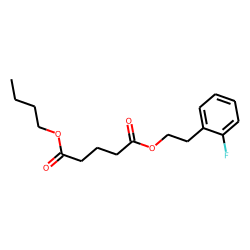 Glutaric acid, butyl 2-(2-fluorophenyl)ethyl ester