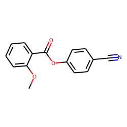 o-Anisic acid, 4-cyanophenyl ester