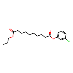 Sebacic acid, 3-chlorophenyl propyl ester