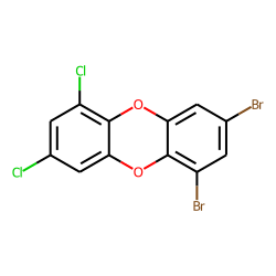 1,3-dibromo,6,8-dichloro-dibenzo-dioxin
