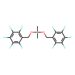 Silane, dimethyldi(pentafluorobenzyloxy)-
