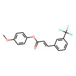 trans-3-Trifluoromethylcinnamic acid, 4-methoxyphenyl ester