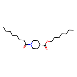Isonipecotic acid, N-(octanoyl)-, heptyl ester