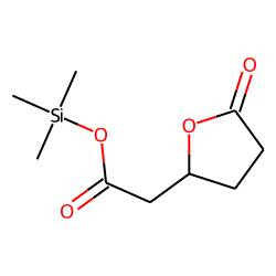 3-Hydroxyadipic acid, lacton, TMS