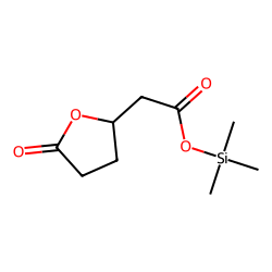 3-Hydroxyadipic acid, lactone, mono-TMS