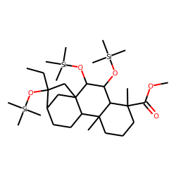 ent-6«alpha»,7«alpha»,16«beta»,17-Tetrahydroxy-16,17-dihydrokaurenoic acid, Me-TMS