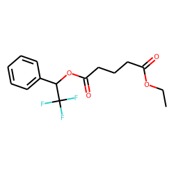 Glutaric acid, ethyl 1-phenyl-2,2,2-trifluoroethyl ester