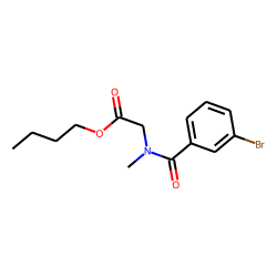 Sarcosine, N-(3-bromobenzoyl)-, butyl ester