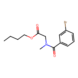 Sarcosine, n-(3-bromobenzoyl)-, butyl ester
