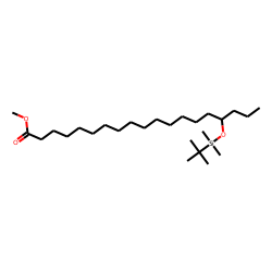 16-Hydroxy-nonadecanoic, methyl ester, tBDMS ether