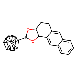 1,2,3,4-Tetrahydroanthracene-cis-1,2-diol, ferrocenylboronate