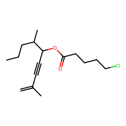 5-chlorovaleric acid, 2,6-dimethylnon-1-en-3-yn-5-yl ester